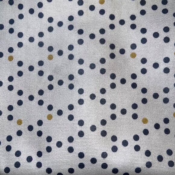 Fossil Dawson Polka Dot Crossbody Bag Purse Gray Navy Mustard Adjustable Strap - Picture 5 of 16